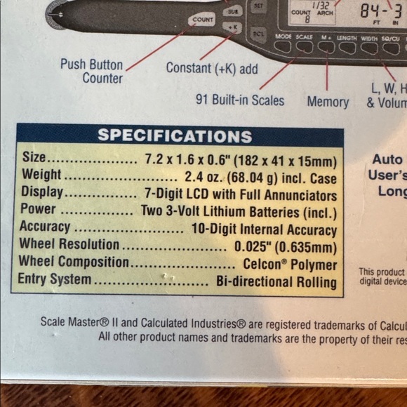 Scale Master II Digital Plan Measuring System - Picture 6 of 7